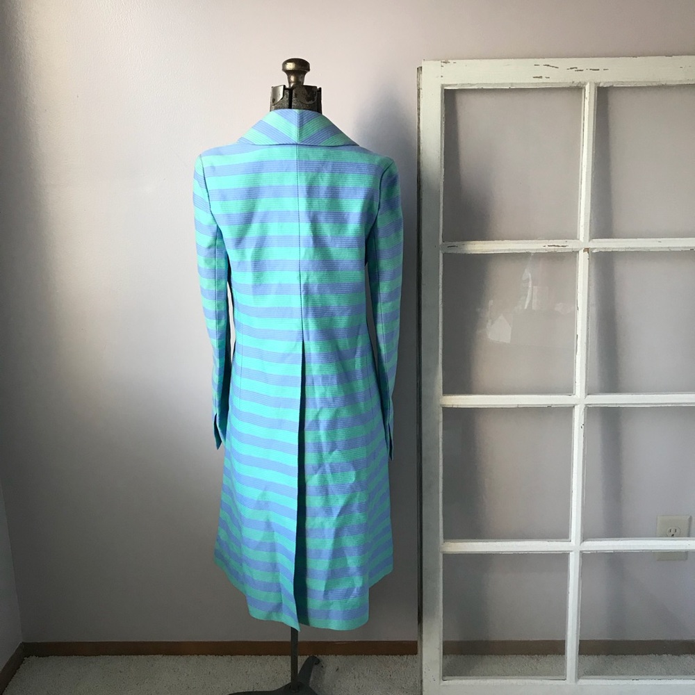 Charles Nolan striped long jacket - Picture 4 of 7